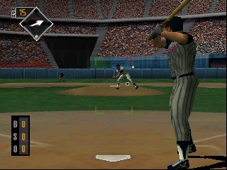 All-Star Baseball '99 (Europe) In game screenshot